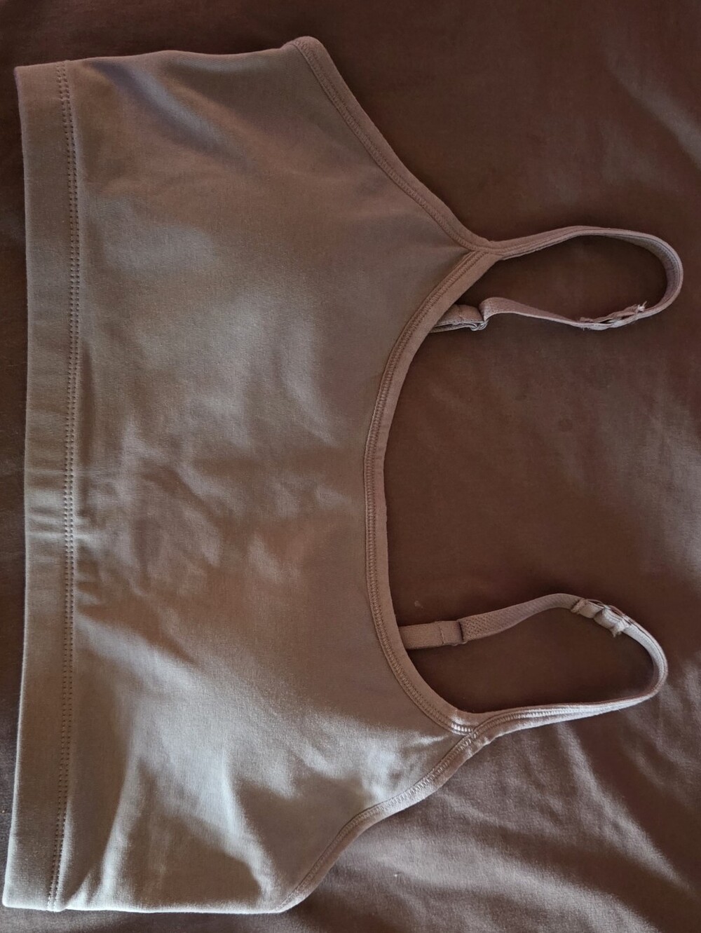 NWOT- Pact Organic- Adjustable-Strap Blue Bralette